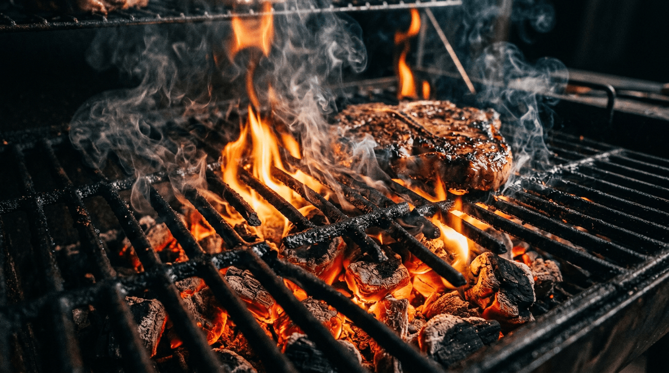 Grill texture closeups